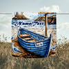 1PC Custom Name Beach Hotel Signage Scene Outdooor Flannel Blankets Throw Blanket All-Season Throw Gift Bedspread for Couch, Bed, Camping Holiday Birt