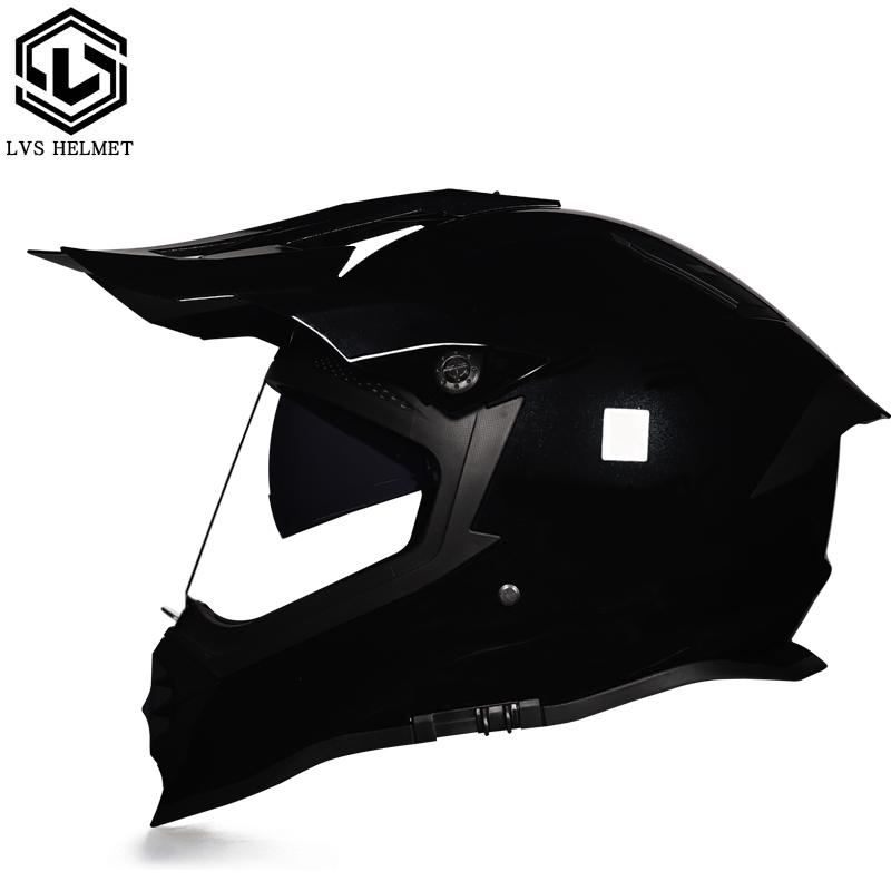 800-Off Road Dual Sport Motorcycle Helmet Unisex All Season DOT Certified ABS Shell Lightweight Breathable Racing Safety Gear L