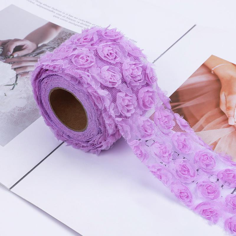 

Сделай сам Украшение Сетка Вечерние Аксессуары Вышивка на Платье Декор для Сумки Лепестки Роз Шторы Подарок