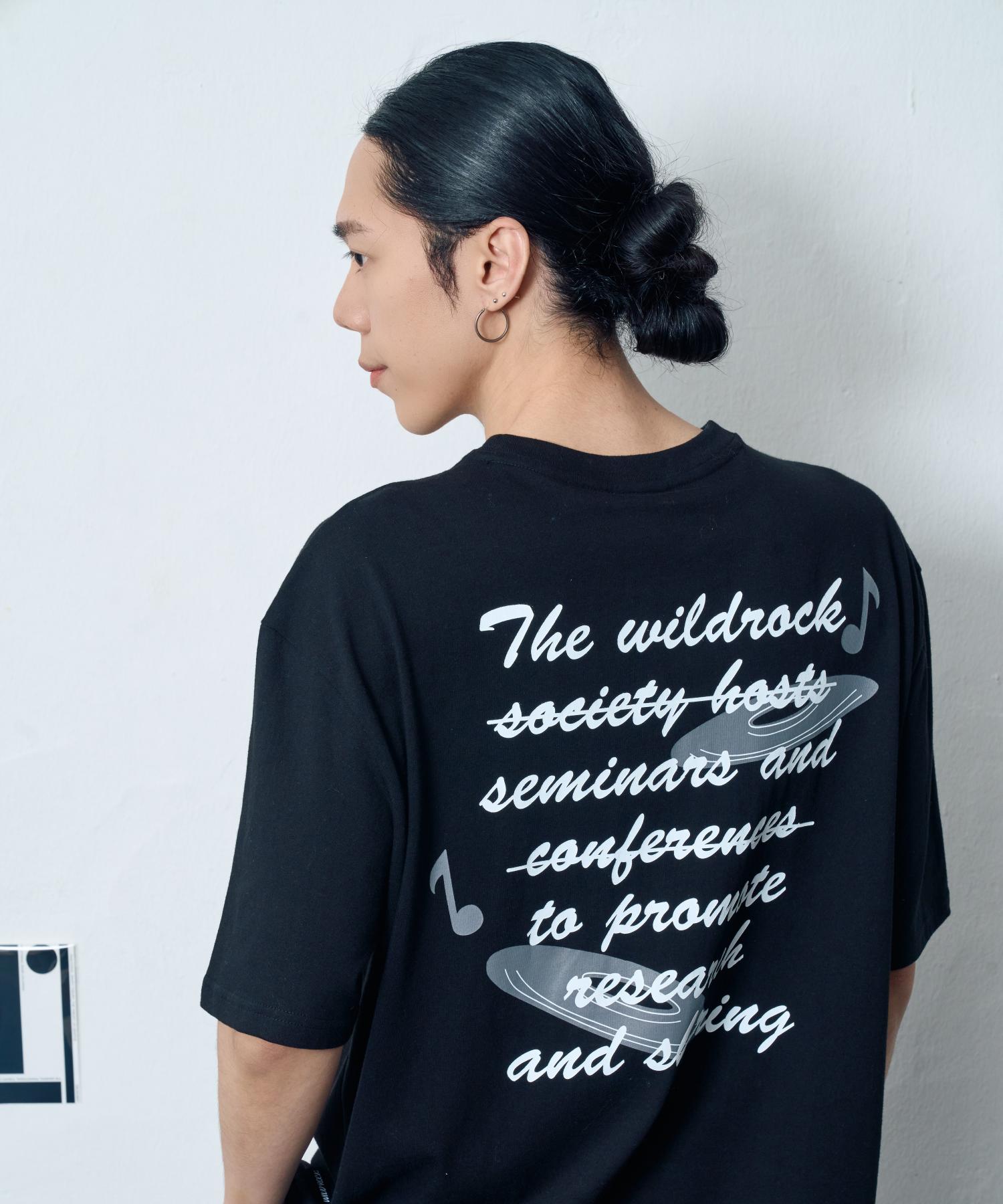 Wild Rock Wild Records On Short Sleeve T-Shirt_Black L
