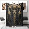1pc Mysterious Goddess Art Flannel Printed Blanket, Home Decorative Blanket, Bed Blanket, Office Nap Leisure Throw Blanket, Trav