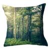 Beautiful Scenery Pillowcase Peach Leather Decorative Cushion Cover Office Home Sofa Decorative Cushion Cover