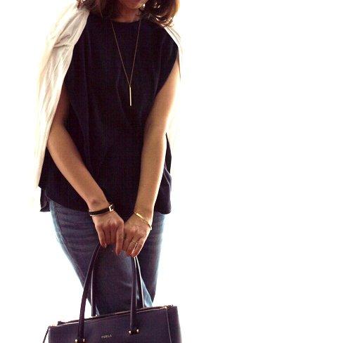 [Naot Jewelry] Long Bar Necklace (Silver) Silver Necklace Nn023s