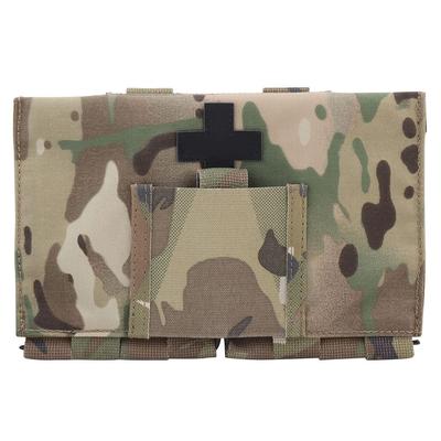 PHOENIX IKKI Quick-Release Portable MOLLE Compatible First Aid Tactical Medical Emergency Care Pouch CP Camouflage