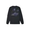 Converse T Shirts Men's Ink Black Crew Neck Moderate Straight Fit 10021108-A01