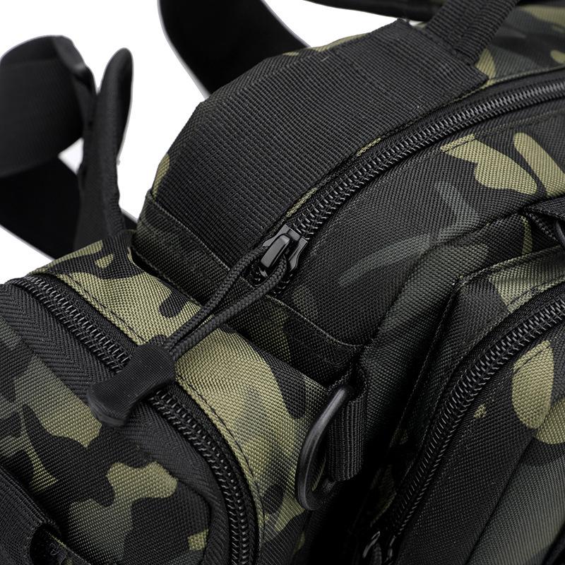 Versatile Fishing Waist & Crossbody Rod Bag with Multi-Functional Design