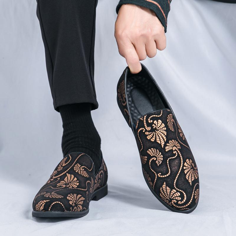 

Кожаная обувь для мужчин Натуральная кожа Обувь больших размеров Высококачественная дизайнерская формальная обувь Повседневная обувь Модная деловая 46