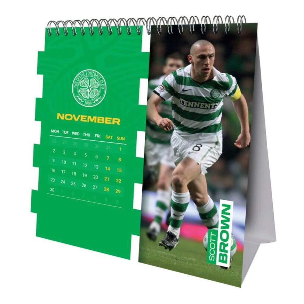Celtic FC 2026 Crest Desktop Calendar