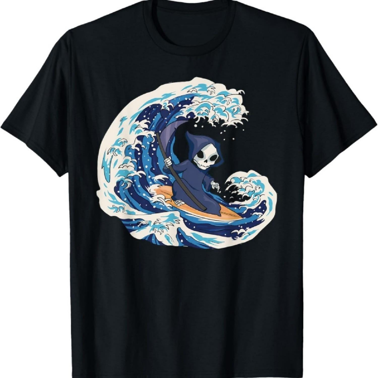 

Grim Reaper Surfing T-Shirt XXXXXL чорний