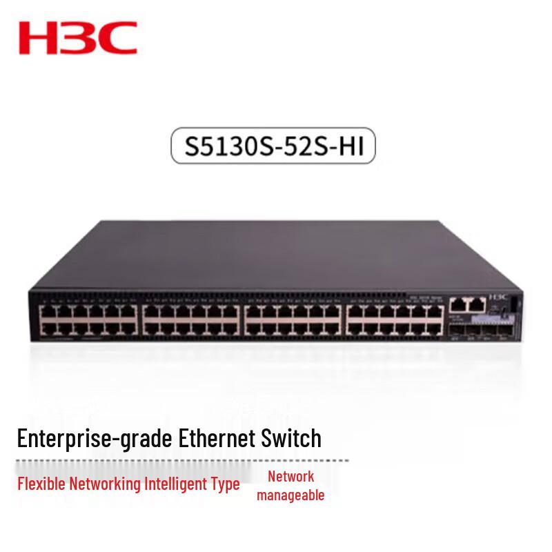 

H3C S5130S-52S-HI 52-Port Managed Enterprise Switch