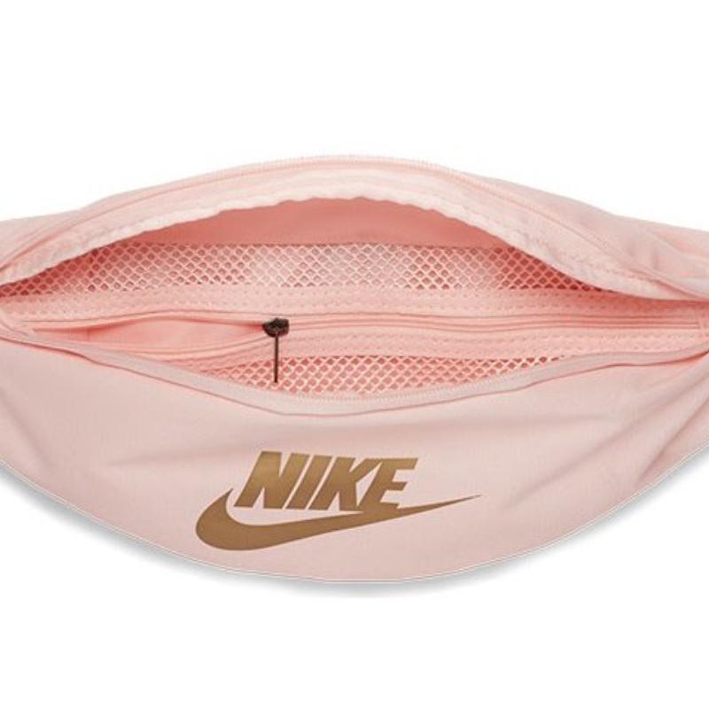 Nike Heritage Polyester Crossbody Bags Fanny Pack Regular Unisex Pink Casual BA5750-682