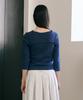 FUNFROMFUN Eyelet Sailor Tee, Navy
