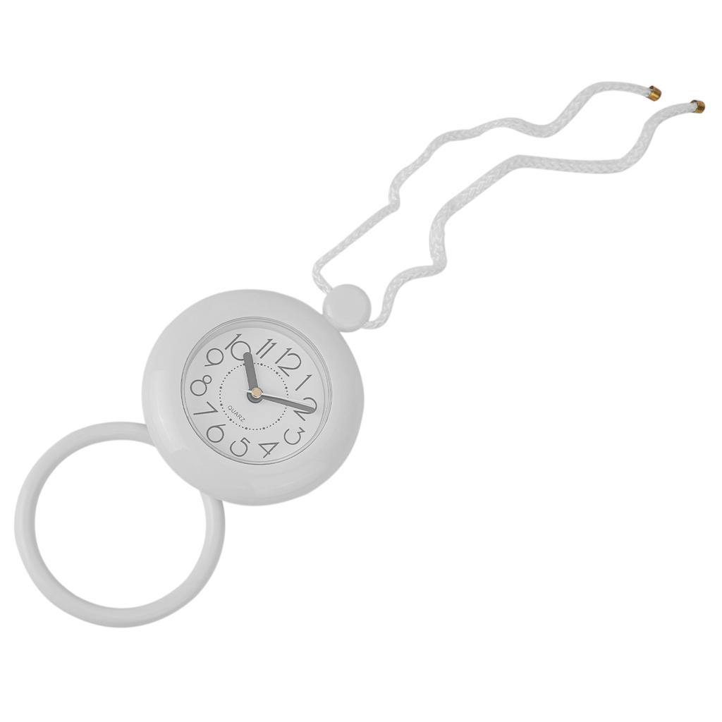 Desktop Alarm Clock Waterproof Bathroom Clock Diameter 11.5cm Kitchen