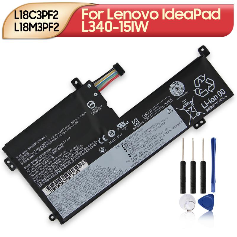 Baterie reîncărcabilă cu litiu Pentru Lenovo IdeaPad L340-15IW L18C3PF2 L18L3PF1 L18D3PF1 L18M3PF2 Baterie laptop 3320mAh
