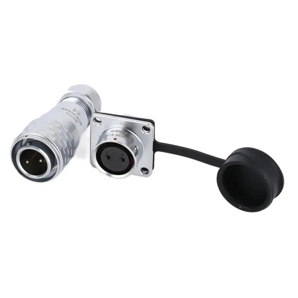 WEIPU SF16 SF1610 SF1613 M16 Waterproof Connector IP67 Power Electrical Adapter Panel Mount PCB Soldering 2 3 4  5 7 9Pin 10Pin