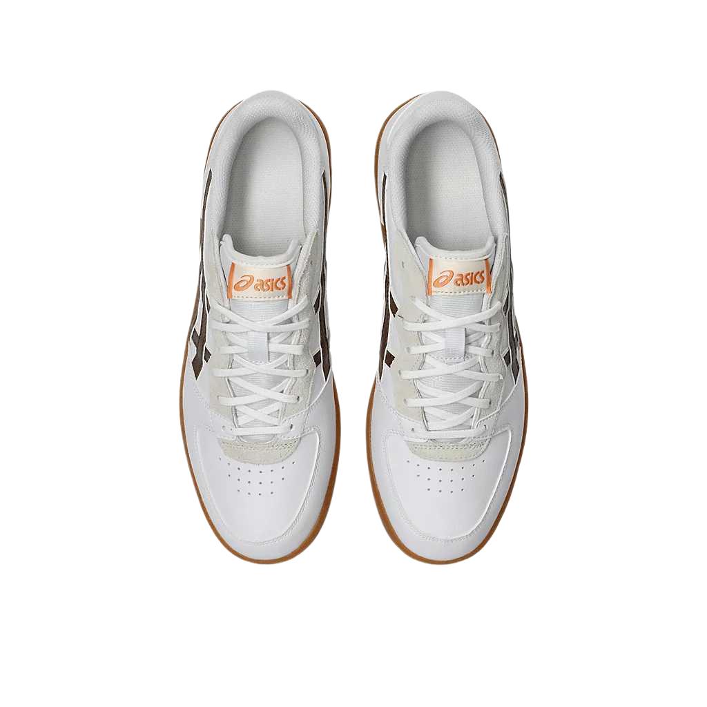 Asics Skyhand Og Synthetic Leather Round Toe Lace-Up Flat Support Cushioning Low-Top Training Shoes Men Sneaker 1203A451-108
