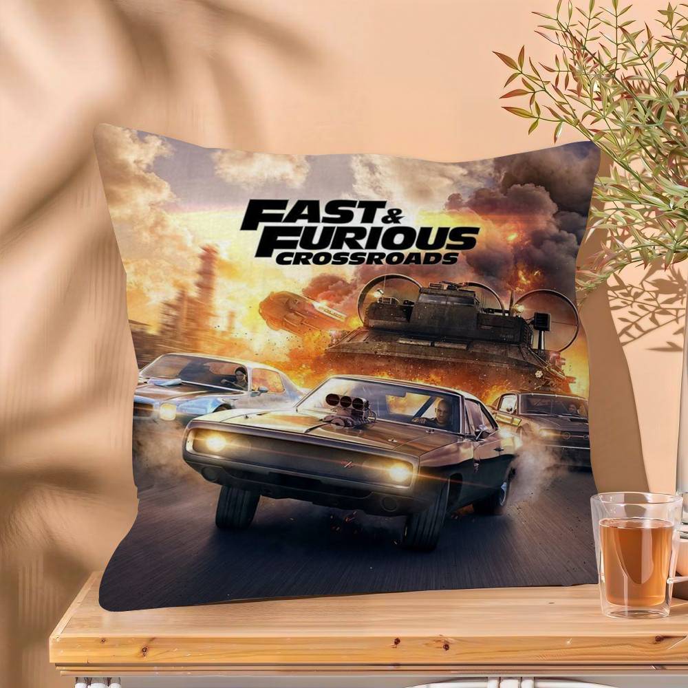 Classic Adventure Crime Movie Fast  Furious Cushion Cover  Cm Polyester Sofa Cushions Decorative Throw Pillows