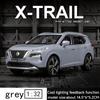1/32 Scale X-trail SUV Model Car with Sound and Light, Collectible Metal Vehicle for Kids Birthday Gift Children Toy