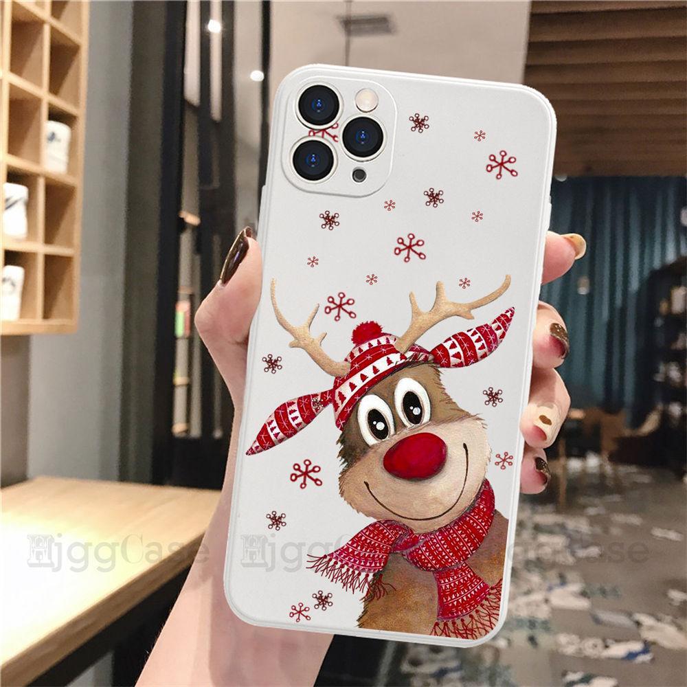 Yoedge Cover Per IPhone 13 Pro Max Con Motivo Natalizio 3D: Babbo Natale, Trasparente, Morbida TPU Antiurto