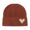 Temu autumn and winter wool hat women's solid color pullover hat ear protection warm cold hat love knitted hat couple