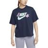 New Nike Women'ss Butterfly Print Crewneck T-Shirt Navy FD2526-410