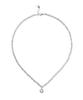 Polalita Shine Silver White Moonstone Necklace (Plt-Nl-035_Sv)