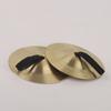 2Pcs Mini Finger Cymbal Portable Percussion Instrument Durable Finger Dial Pads  Dancing Accessories