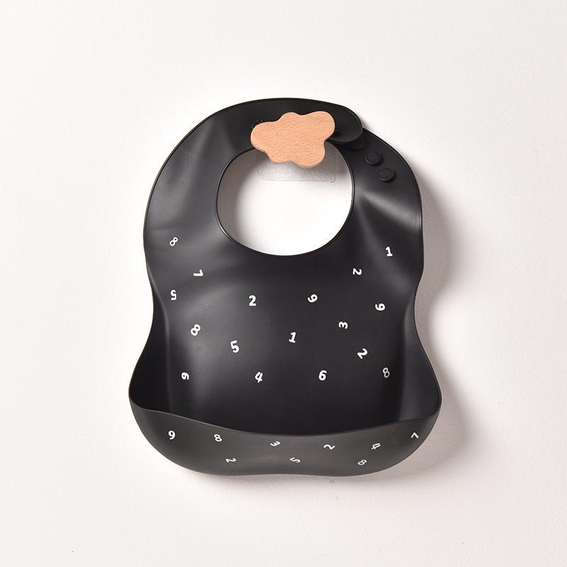 Силиконовый водонепроницаемый нагрудник для младенцев - большой одноразовый нагрудник для риса