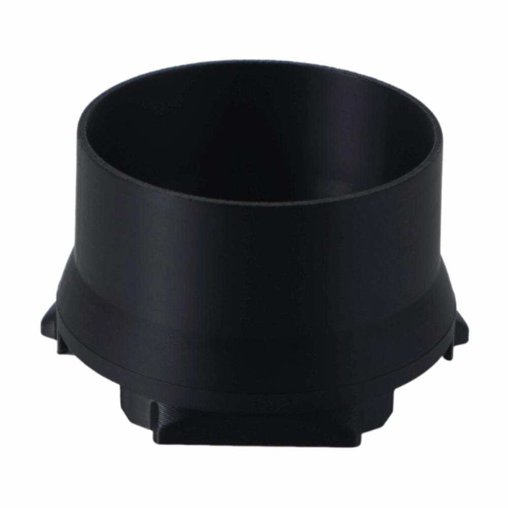 Black Coffee Handle Powder Ring Anti Flying Powder Portafilter Ring Coffee Dosing Funnel Barista