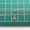 Gebrauchte Star Jewelry 18K Gelbgold Diamant Initial A Anhänger Halskette j48-4