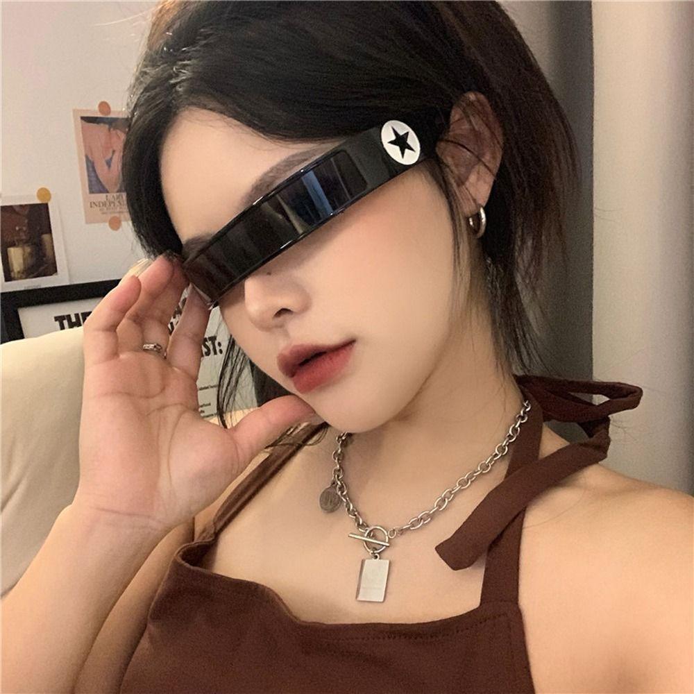 Seaside Korean Style Sunglasses Y2K Star Sunglasses Men Disco Eyewear Women Sunglasses Streetwear