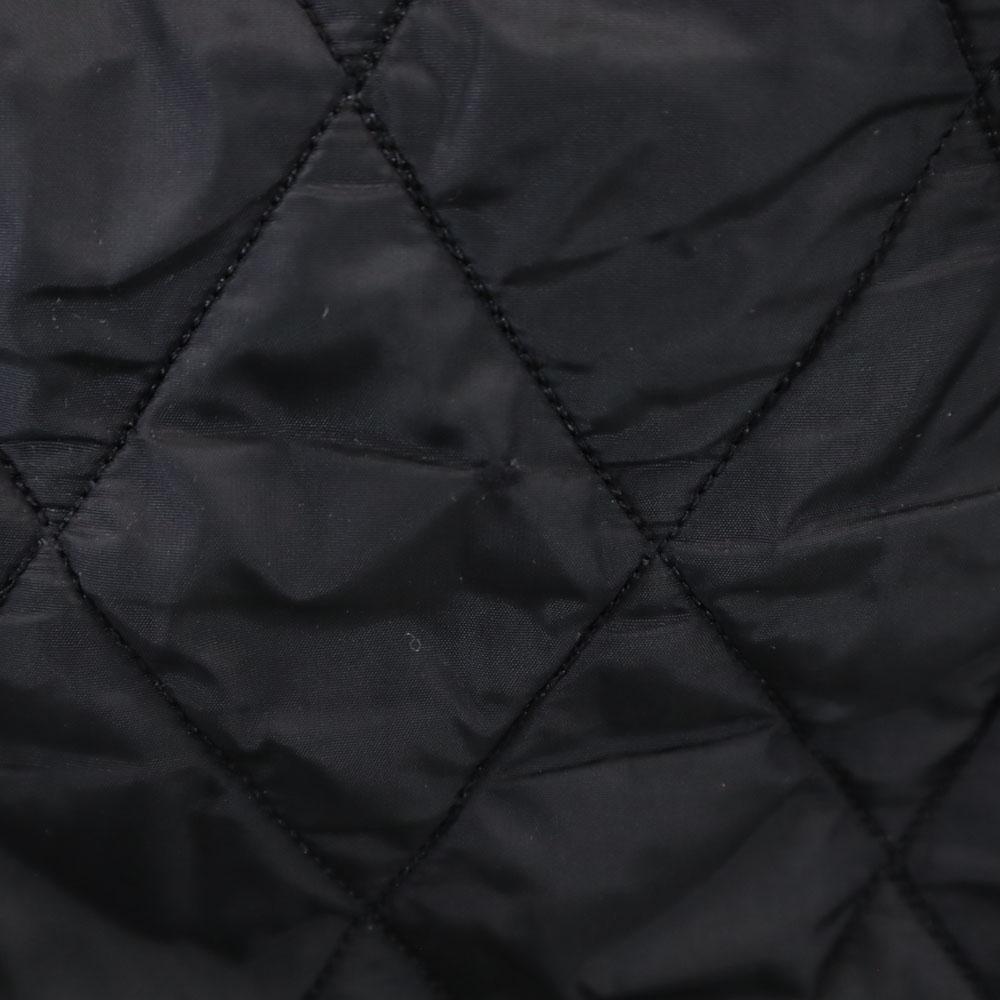 Barbour 3 Warrants Quilted jacket 8 black Filling into cotton Women Used