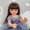 55cm Full Vinyl Baby Doll - Children's Day Gift, Reborn Companion & Bath Toy.