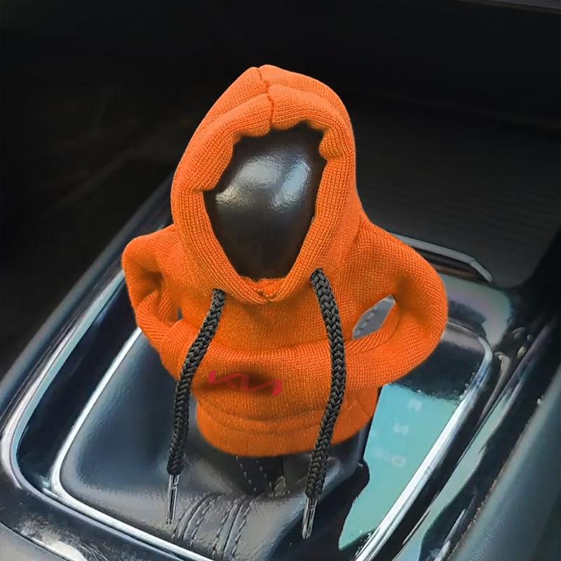 Hoodie Car Gear Shift Knob Cover Fashion Gearshift Handle Decorative For KIA Rio Ceed Sportage Sorento k2 k3 k4 k5 k6 Soul Opeima
