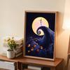 Full Round Diamond Painting Under The Moon Art Rhinestone Picture Mosaic DIY 5D Cross Stitch Embroidery Home Decoration
