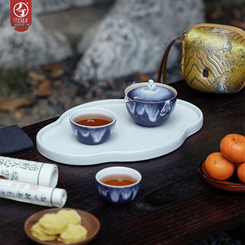 Керамический дорожный чайный набор Wanqiantang