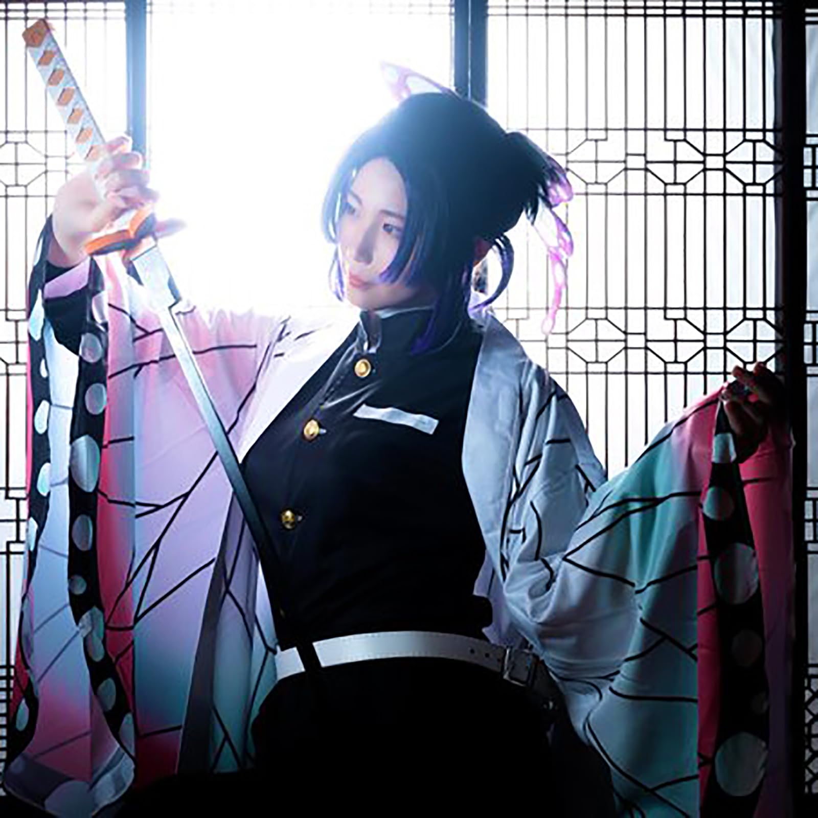 

[NOKIJP] Косплей Костюм Шинобу Кочо Убийца Демонов: Kimetsu no Yaiba Косплей Shinobu Kocho Косплей Shinobu Kocho Косплей Насекомое Дышащее Насекомое
