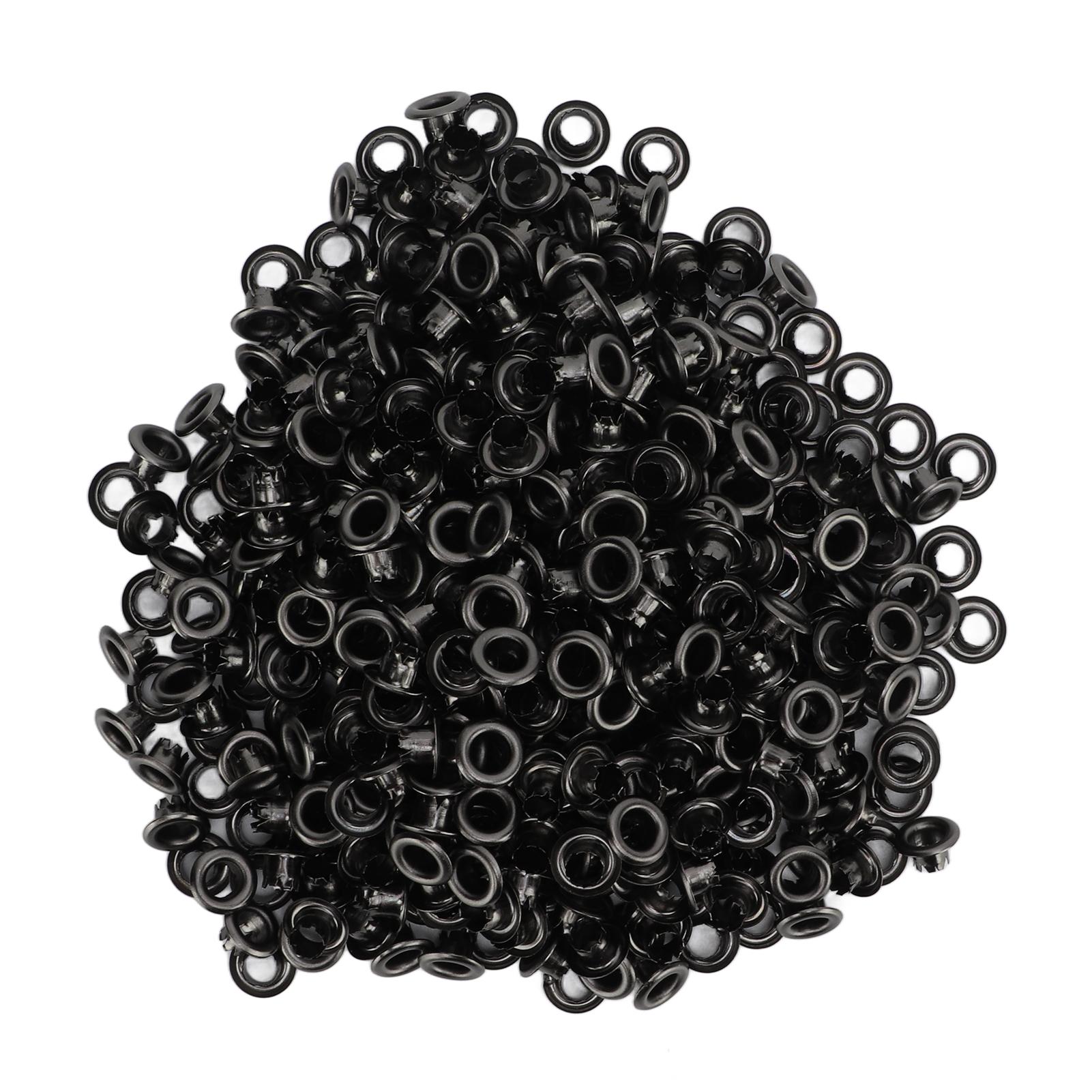 500 шт. Кнопки-заклепки Железный материал Плоские гладкие Яркие поверхности Легкие Цветные Швейные кнопки-заклепки Grey