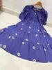Women Designer Printed Cotton Midi Gown Kurta Party Wear Top Tunic Kurti Dress