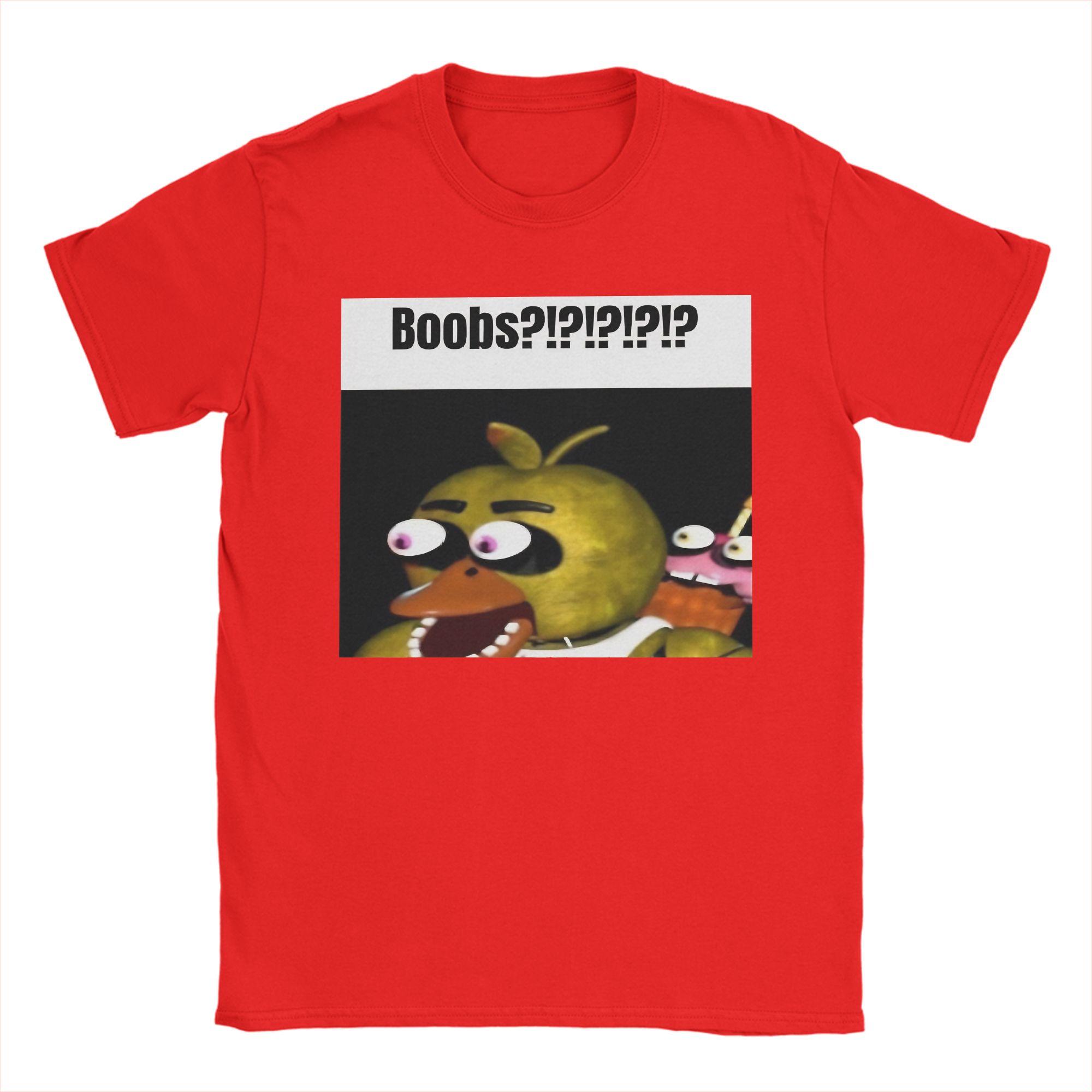 Baibao QIQI Mannen Bonnie Ballen !!!! Meme T-shirts FNAF At Freddys 100% Katoenen Kleding Grappig Korte Mouw Ronde Hals T-shirt Grafisch Zacht T-shirt M