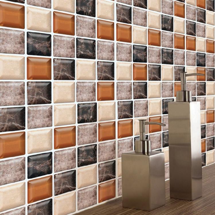 Bathroom Safety Floor Stickers 6PCS PVC Slip Proof Adhesive Wall Decals For Shower Floor Tiles Kitchen Sink Installation