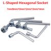 7/8/10/12/13/14Mm L-Shaped Socket Wrench Hexagonal Wrench Multi Triangle Wrench Mini Socket Wrench Handheld Disassembly Tool