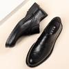 Leather shoes men's high-end formal casual shoes soft sole soft surface non-slip men's shoes
