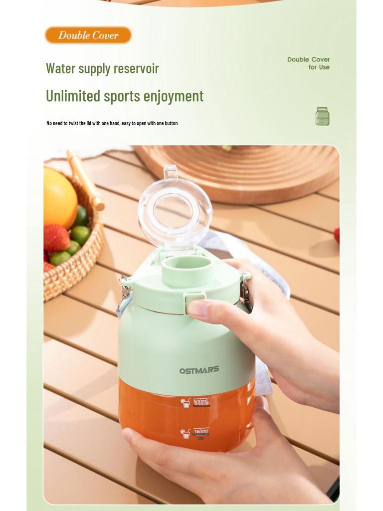 OSTMARS Portable Wireless Multifunctional Juicer with Ice Crusher