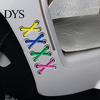Unique Car Body Sticker 3D Realistic Shoelace Waterproof Sunproof Decals with Door Protector Strong Adhesive for Scratch Cover Cars Motorcycles Decal