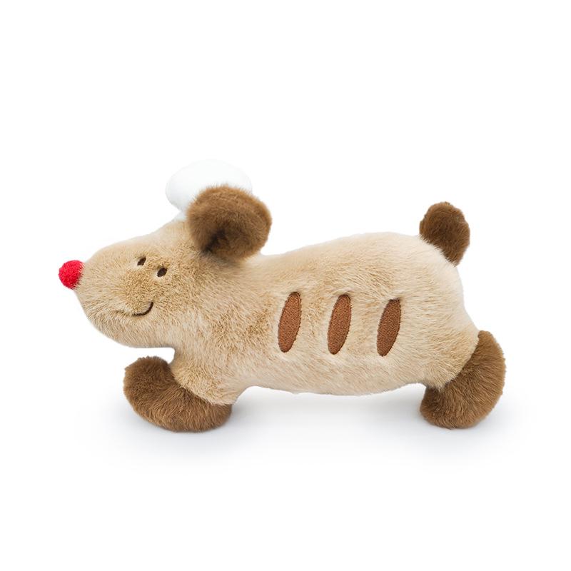 

Милая плюшевая игрушка Собака-багет-повар - Детская подушка-компаньон для сна 30cm (0.09kg)