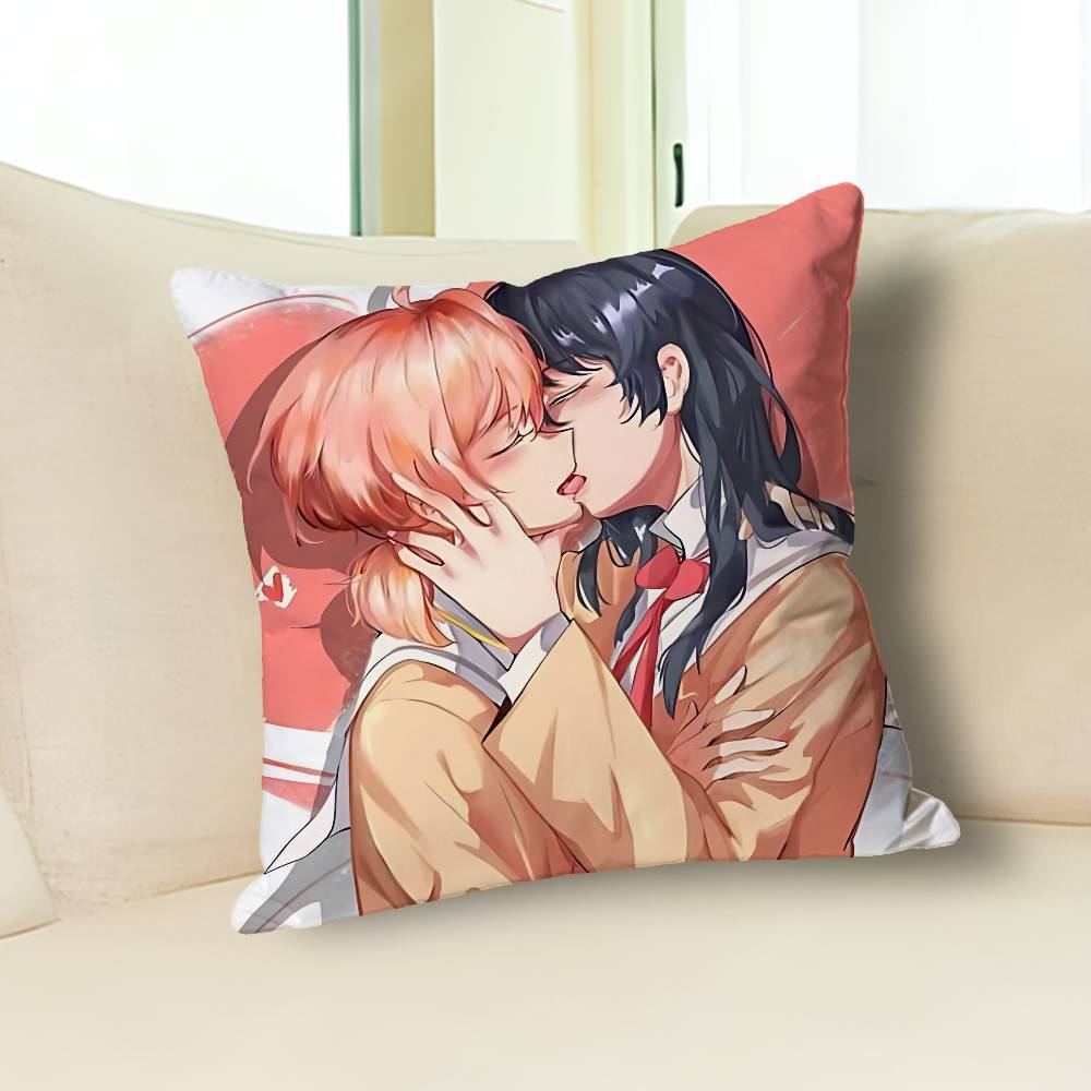 Manga B-Bloom Into Yous-S Pillow Cases for Bedroom Living Room Sofa Home Decor Polyester Cushion Cover with Zipper