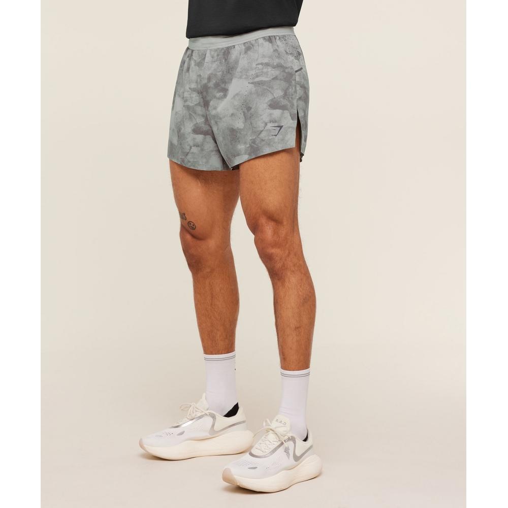 Gymshark Running Elite Race 5  Short Smokey Grey A2b1a Gdh9