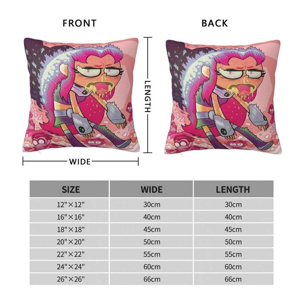Cartoon Go Pillow Case T-Teen Cushion Cover Polyester Printed Pillow Cover Morden Pillowcases For Sofa Bedroom Home Decor