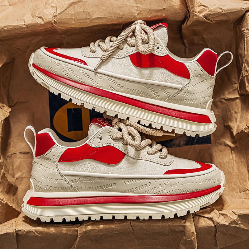 

Чоловіче взуття осінь нове нековзне та зносостійке спортивне взуття модне універсальне повсякденне трендове взуття пряма трансляція Douyin взуття на платформі взуття для тата 44